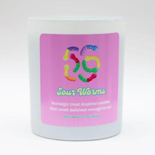 Sour Worms Scented Candle